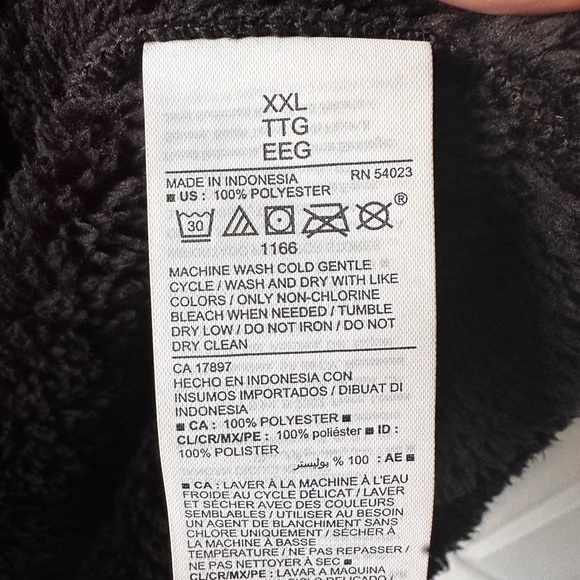 New black teddy bear hoodie - Picture 2 of 7